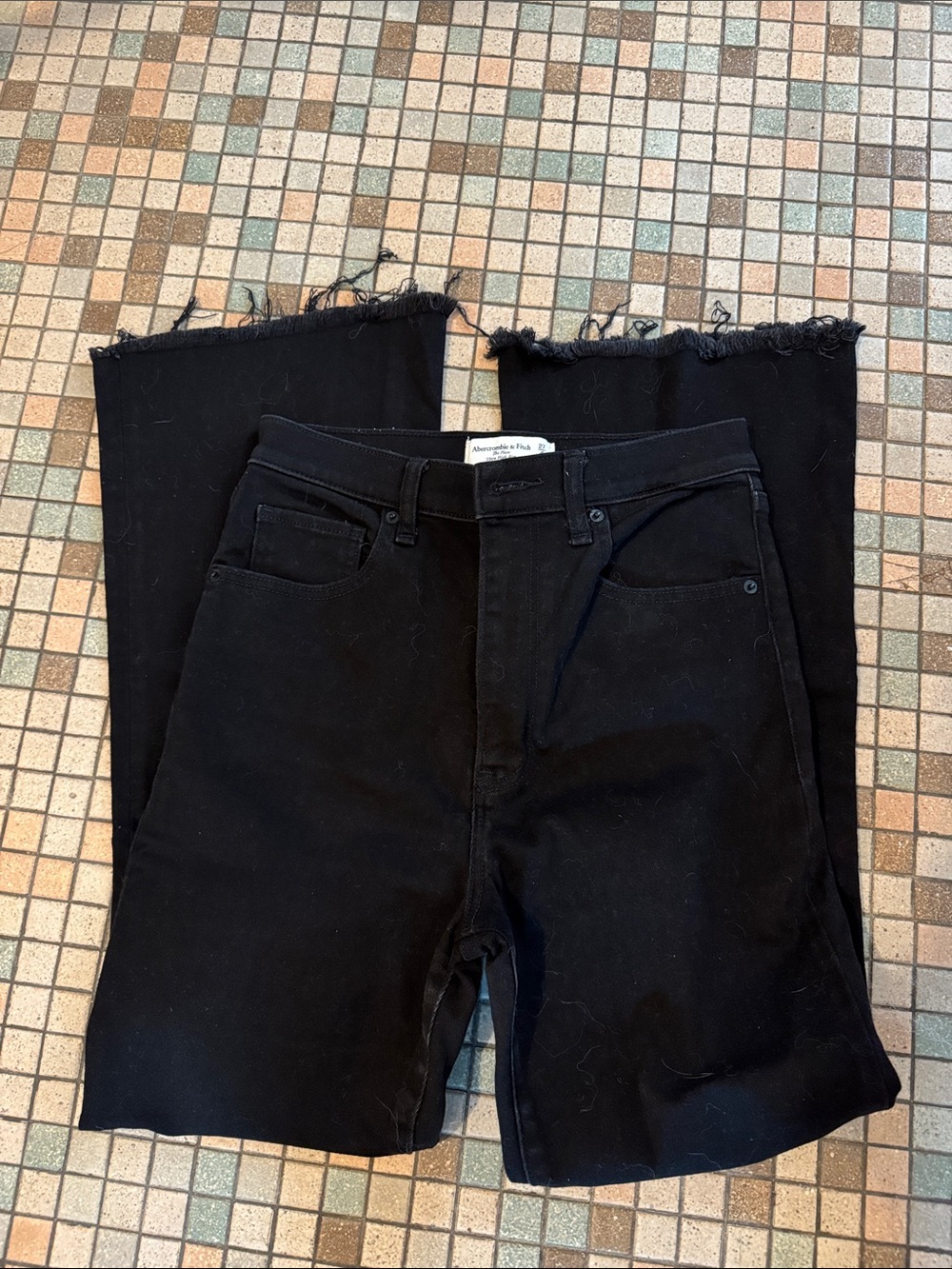 Abercrombie The Flare Ultra High Rise jeans
